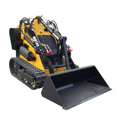 Mini skid steer loader with ground hole drill auger machine for sale