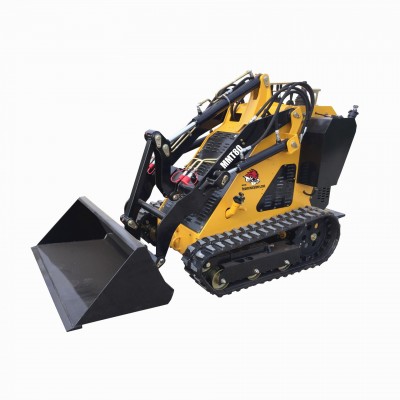 Small agricultural machinery mini crawler dozer skid steer loader for sale