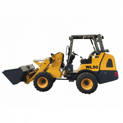 Foldable Cabin Farm Use Mini Wheel Loader 50hp with Attachments